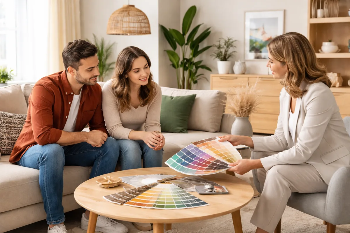 Comment choisir les couleurs pour valoriser votre bien immobilier avant une visite